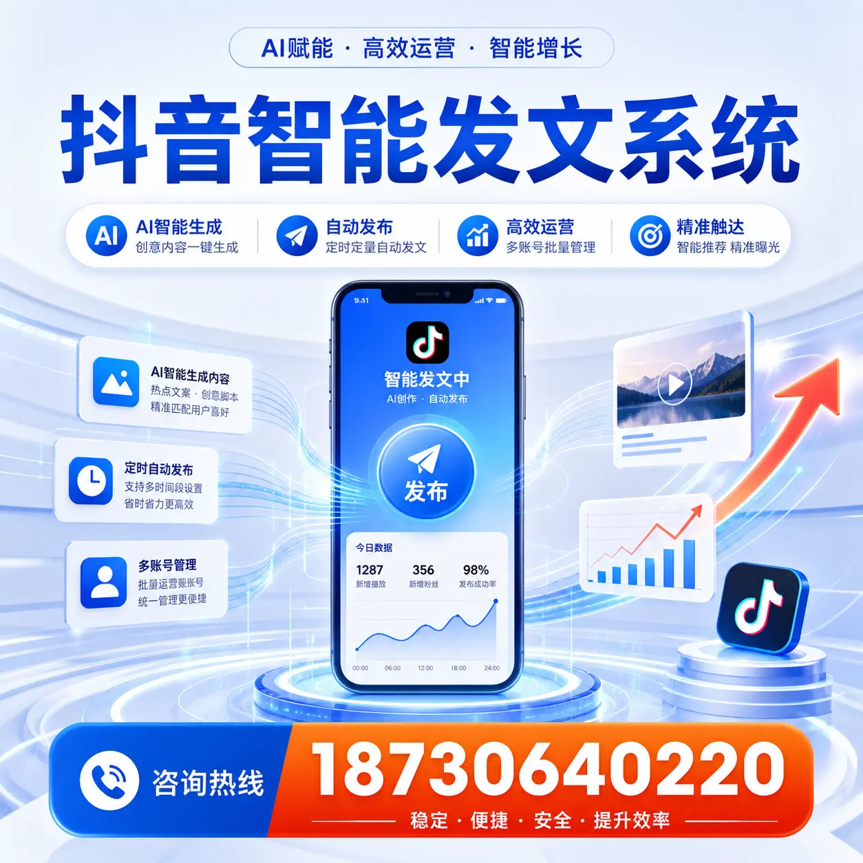 如何通过抖音智能发文系统提升 玉树 企业的市场竞争力