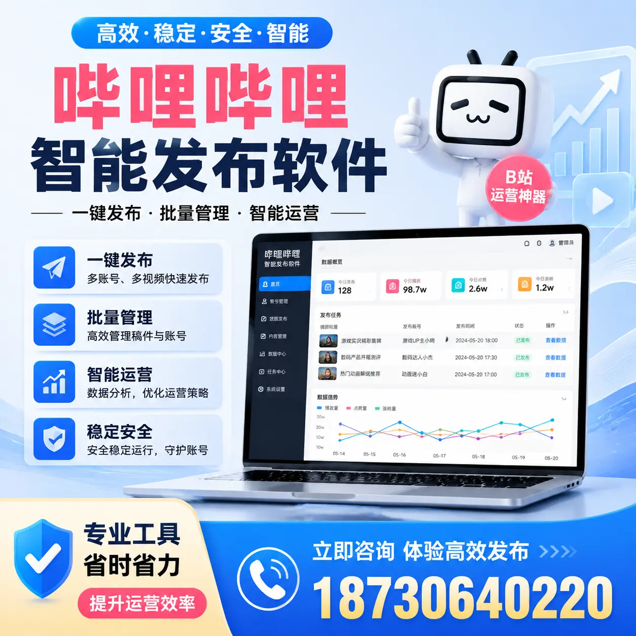 解密哔哩哔哩智能发布软件:功能与优势分析在 玉树